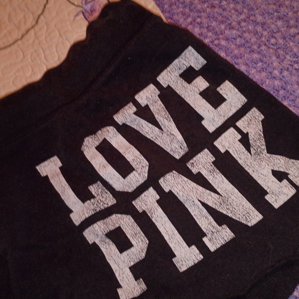 Vintage Y2K Short Shorts Victoria Secret Cotton Pink 🩷 L Sweats VS